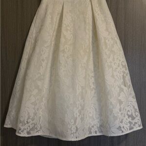 Ted Baker Cream Lace A-Line Skirt